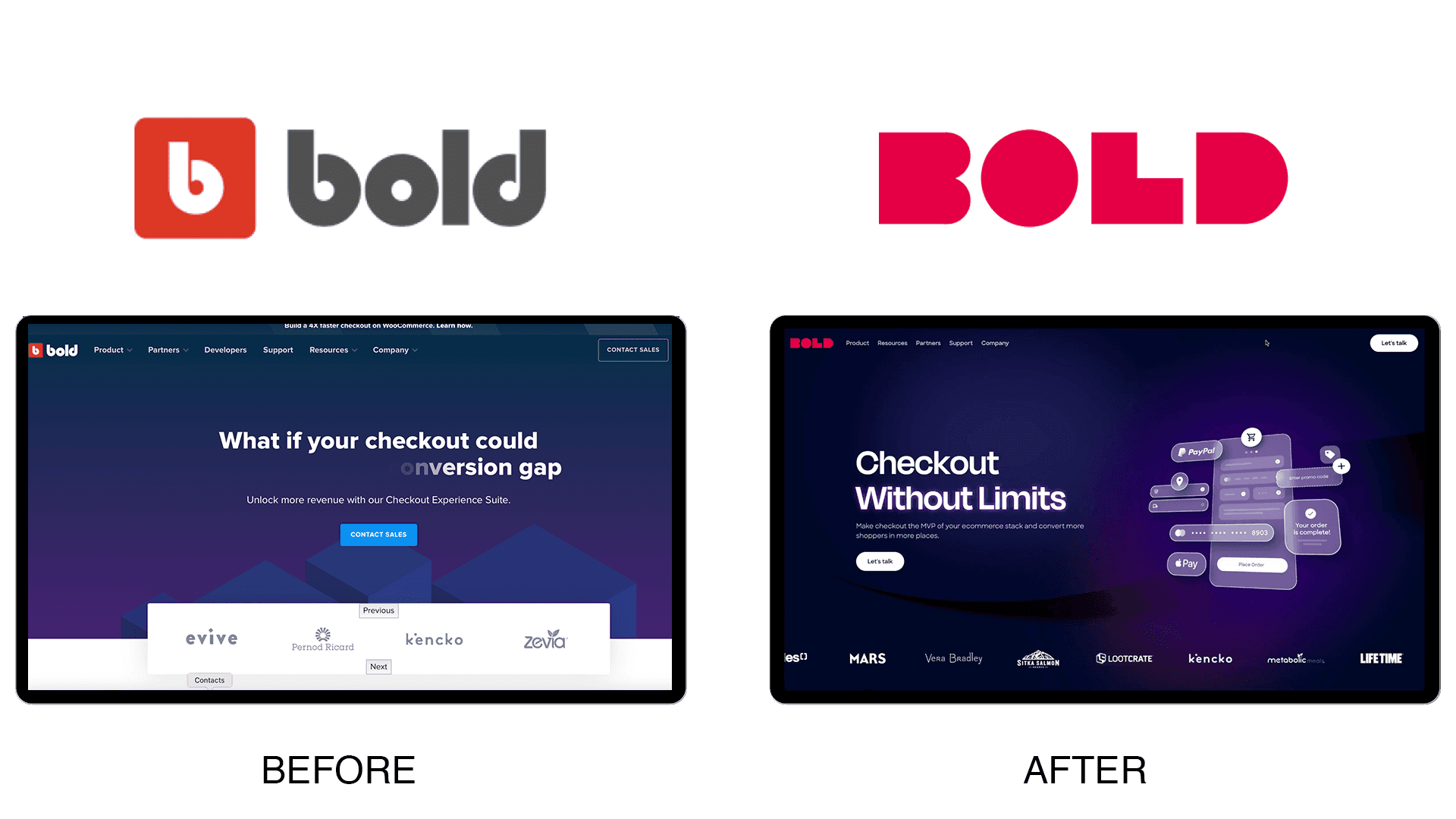 Bold Commerce Rebrand — Website experience
